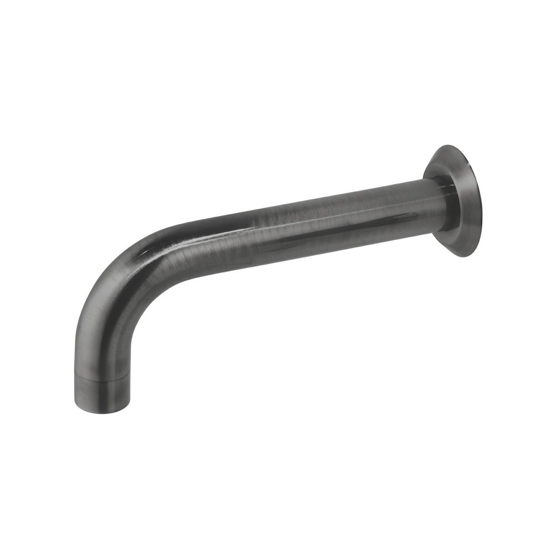 Vado Origins Wall Mounted Bath Spout - Brushed Black - IND - ORI140 - BLK - TAP 'N' SHOWER