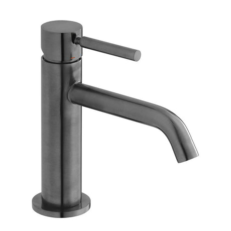 Vado Origins Slimline Mono Basin Mixer Tap - Brushed Black - IND - ORI200/SB - BLK - TAP 'N' SHOWER