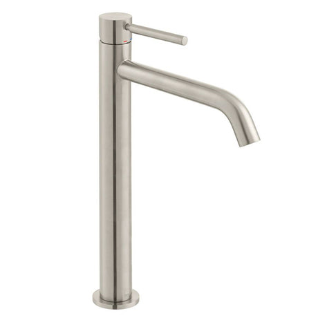 Vado Origins Single Taphole Slimline Tall Mono Basin Mixer Tap - Brushed Nickel- IND-ORI200E/SB-BRN