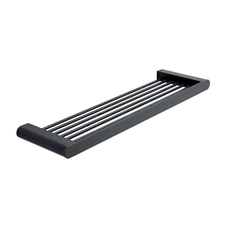 Vado Individual Photon Shelf 380mm - Brushed Black - IND - PHO185A - BLK - TAP 'N' SHOWER