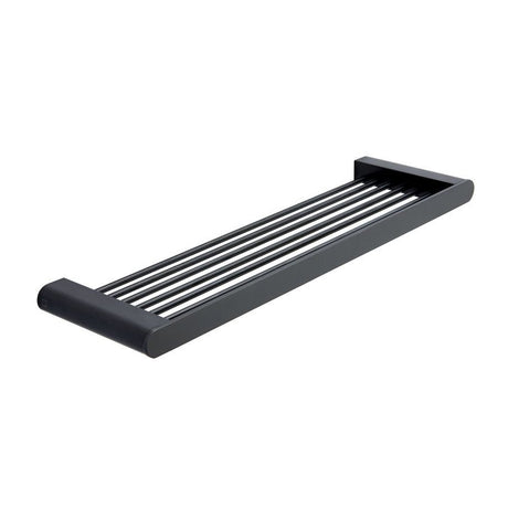Vado Individual Photon Shelf 380mm - Brushed Black - IND - PHO185A - BLK - TAP 'N' SHOWER