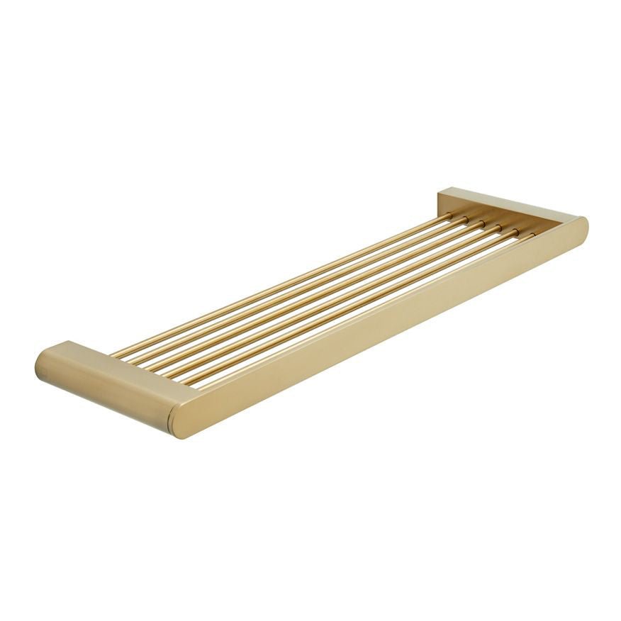 Vado Individual Photon Shelf 380mm - Brushed Gold - IND - PHO185A - BRG - TAP 'N' SHOWER