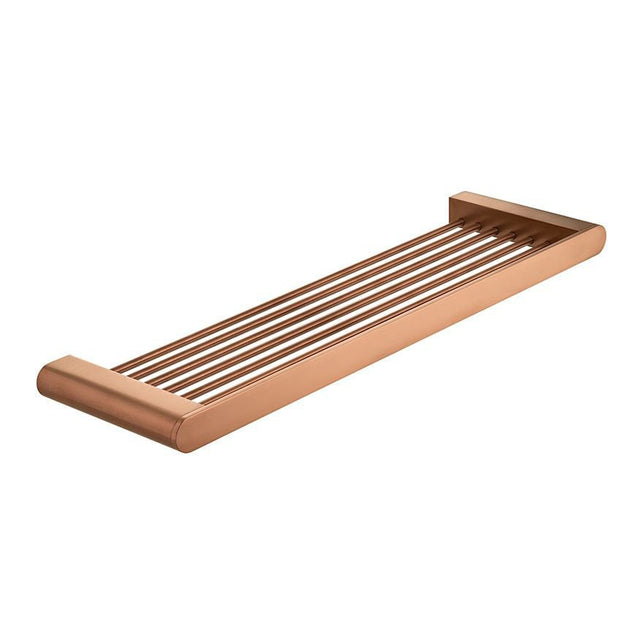 Vado Individual Photon Shelf 380mm - Brushed Bronze - IND - PHO185A - BRZ - TAP 'N' SHOWER