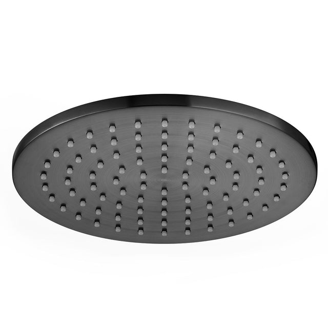Vado Nebula 8" Round Shower Head 200mm - Brushed Black - IND - RO/20 - BLK - TAP 'N' SHOWER
