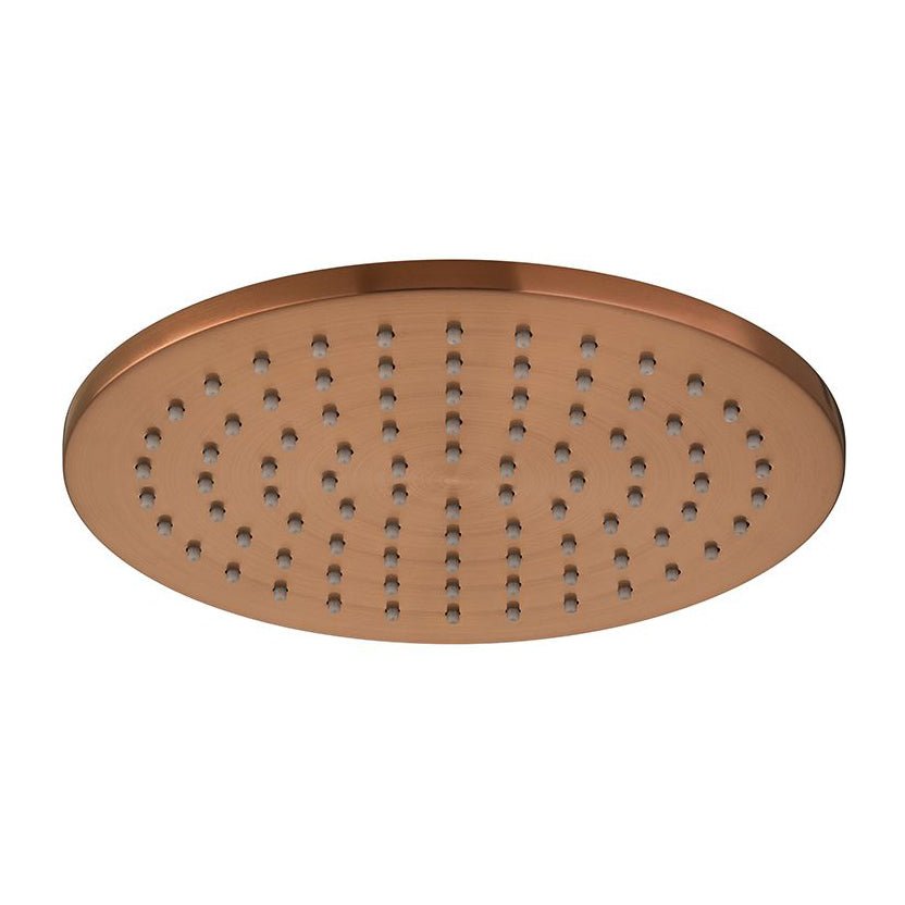 Vado Nebula 8" Round Shower Head 200mm - Brushed Bronze - IND - RO/20 - BRZ - TAP 'N' SHOWER