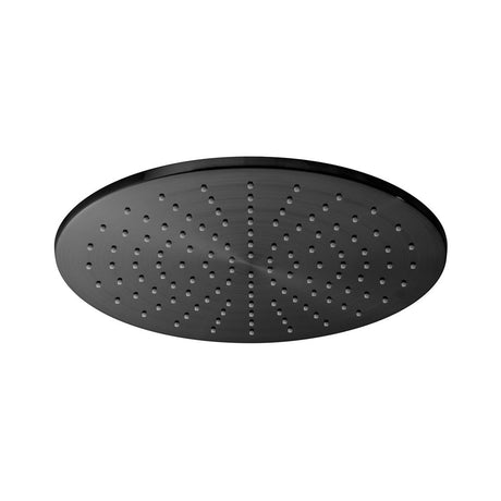 Vado Showering Solutions 12" Round Shower Head 300mm - Brushed Black - IND - RO/30 - BLK - TAP 'N' SHOWER