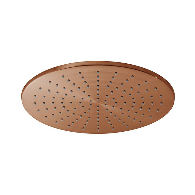 Vado Showering Solutions 12" Round Shower Head 300mm - Brushed Bronze - IND - RO/30 - BRZ - TAP 'N' SHOWER