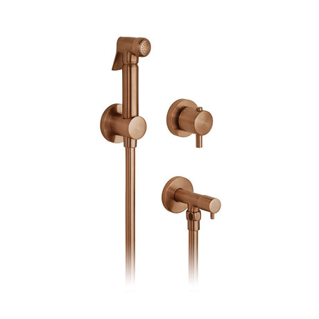 Vado Wastes & Fittings Luxury Shattaf Kit - Brushed Bronze - IND-SHATTAF/163-BRZ