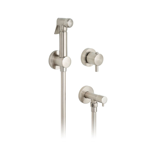 Vado Wastes & Fittings Luxury Shattaf Kit - Brushed Nickel - IND-SHATTAF/163-BRN