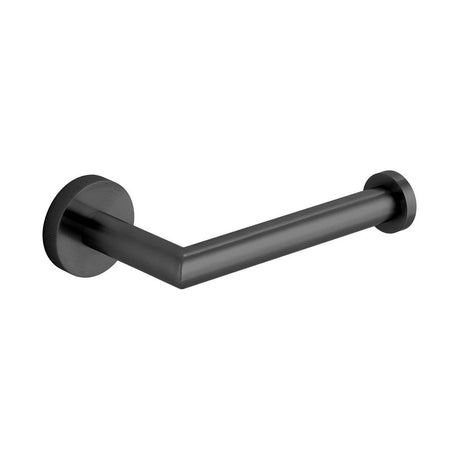 Vado Individual Spa Knurled Toilet Roll Holder - Brushed Black - IND-SPA180-BLKK