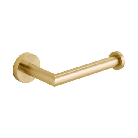 Vado Individual Spa Knurled Toilet Roll Holder - Brushed Gold - IND-SPA180-BRGK