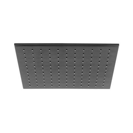 Vado Showering Solutions 12" Square Shower Head 300mm - Brushed Black - IND - SQ/30 - BLK - TAP 'N' SHOWER
