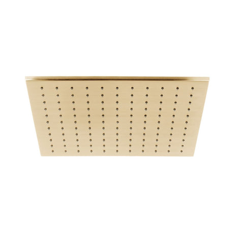 Vado Showering Solutions 12" Square Shower Head 300mm - Brushed Gold - IND - SQ/30 - BRG - TAP 'N' SHOWER