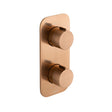 Vado Tablet Altitude 2 Outlet Thermostatic Shower Valve with All-Flow Function - Brushed Bronze - IND-T148/2-ALT-BRZ