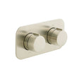 Vado Tablet Altitude 2 Outlet Thermostatic Shower Valve with All-Flow Function - Brushed Nickel - IND-T148/2-H-ALT-BRN