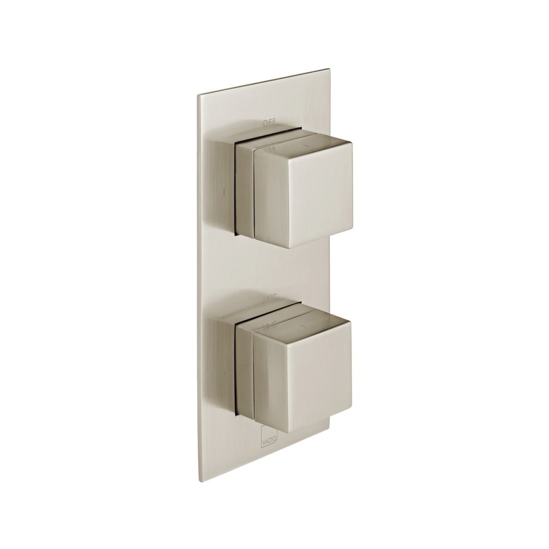 Vado Tablet Notion 1 Outlet Thermostatic Shower Valve - Brushed Nickel - IND-T148-NOT-BRN