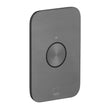Vado Zone 1 Button 1 Outlet Vertical Concealed Stop Valve To Pair - Brushed Black - IND - Z143 - BLK - TAP 'N' SHOWER