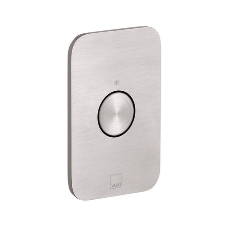 Vado Zone 1 Button 1 Outlet Vertical Concealed Stop Valve To Pair - Brushed Nickel - IND-Z143-BRN