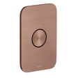 Vado Zone 1 Button 1 Outlet Vertical Concealed Stop Valve To Pair - Brushed Bronze - IND - Z143 - BRZ - TAP 'N' SHOWER