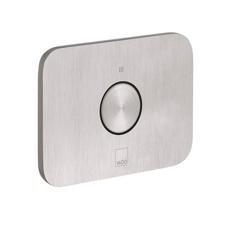 Vado Zone 1 Button 1 Outlet Horizontal Concealed Stop Valve to pair - Brushed Nickel - IND-Z143-H-BRN