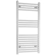 Towelrads Independent Straight Heated Towel Rail 800mm High x 500mm Wide - Chrome - 130043