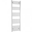 Towelrads Independent Straight Heated Towel Rail 1600mm High x 600mm Wide - Chrome - 130053
