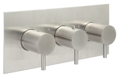 JTP Inox Stainless Steel 3 Outlet Thermostat - IX692A