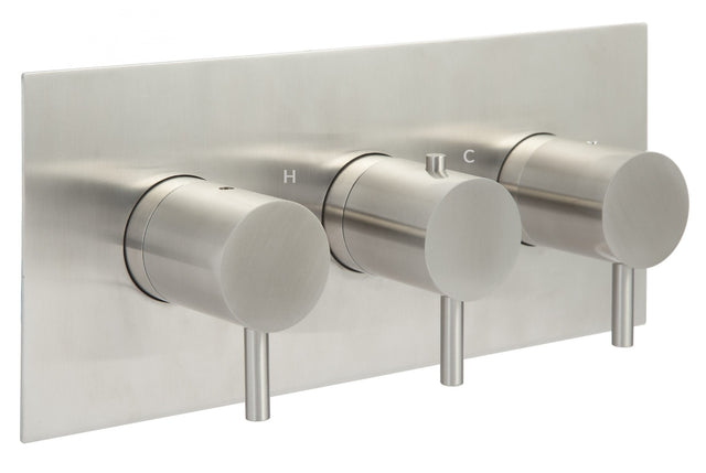 JTP Inox Stainless Steel 3 Outlet Thermostat - IX692A