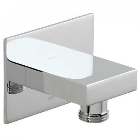 Chrome Vado Instinct Wall Outlet with contemporary square design for modern bathrooms