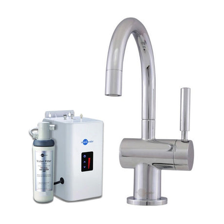 InSinkErator GN1100 Hot Water Tap with Neo Tank and Filter - Brushed Steel - AIS403