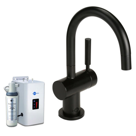 InSinkErator GN1100 Hot Water Tap with Neo Tank and Filter - Black - AIS405