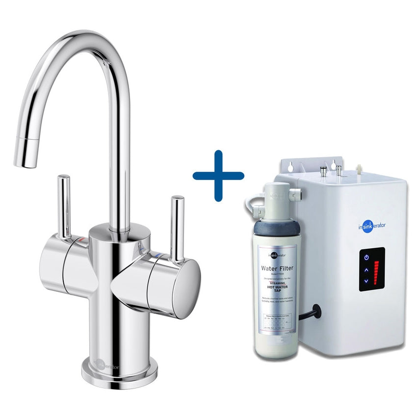 InSinkErator FHC3010 Hot/Cold Water Kitchen Mixer Tap With Neo Tank - Chrome - AIS416