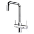 InSinkErator 3N1 L Shape Steaming Hot Kitchen Sink Mixer Tap with Tank - Chrome - AIS520