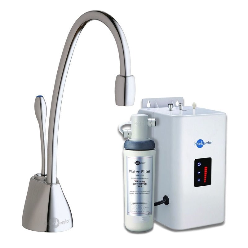 InSinkErator GN1100 Hot Water Tap with Neo Tank and Water Filter - Chrome - AIS602 - TAP 'N' SHOWER