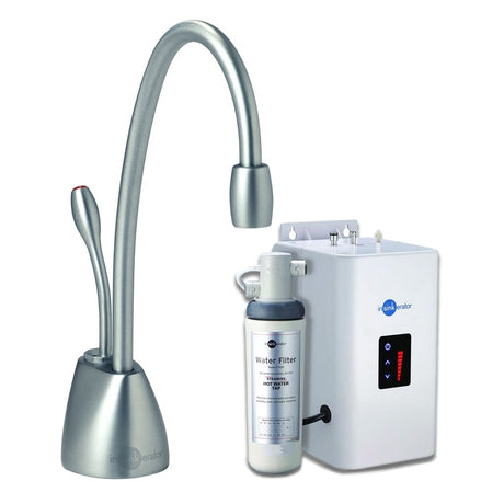 InSinkErator GN1100 Hot Water Tap with Neo Tank and Water Filter - Brushed Steel - AIS603