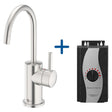 InSinkErator FH3010 Hot Water Kitchen Sink Mixer Tap with Standard Tank - Brushed Steel - AIS610