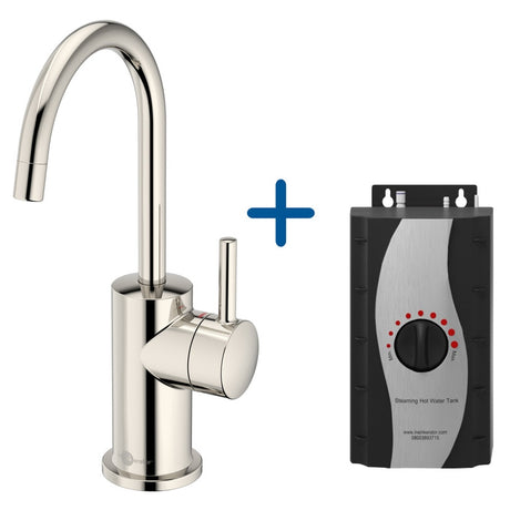 InSinkErator FH3010 Hot Water Kitchen Sink Mixer Tap with Standard Tank - Polished Nickel - AIS611