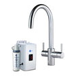 InSinkErator 4N1 J Shape Kitchen Sink Mixer Tap with Neo Tank and Filter - Chrome - AIS831 - TAP 'N' SHOWER