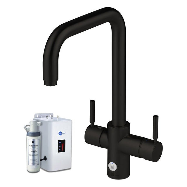 InSinkErator 4N1 U Shape Kitchen Sink Mixer Tap with Neo Tank and Filter - Velvet Black - AIS863 - TAP 'N' SHOWER
