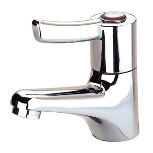 Inta Modern Bathroom Lever Operated Basin Mixer Tap - Chrome - LO980CP