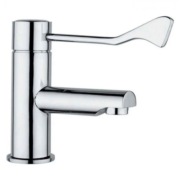 Inta Contemporary Modern Lever Operated Spray Mixer Tap - Chrome - LO985CP