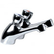 Inta Modern Commercial Non Concussive Self Closing Taps Pair - Chrome - NC160CP