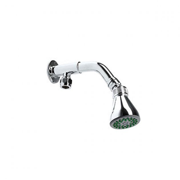 Inta Modern Intacept Bottom Entry Shower Arm with Rub Clean Shower Head - Chrome - IN930CP