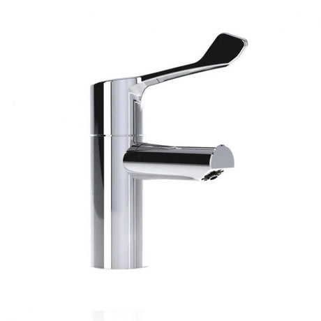 Inta Intatherm Modern Safe Touch Thermostatic  TMV3 Basin Mixer Tap with Copper Tails - Chrome - IT1005CP