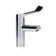 Inta Intatherm Modern Extended Lever Safe Touch TMV3 Thermostatic Basin Mixer Tap with Copper Tails - Chrome - IT1006CP