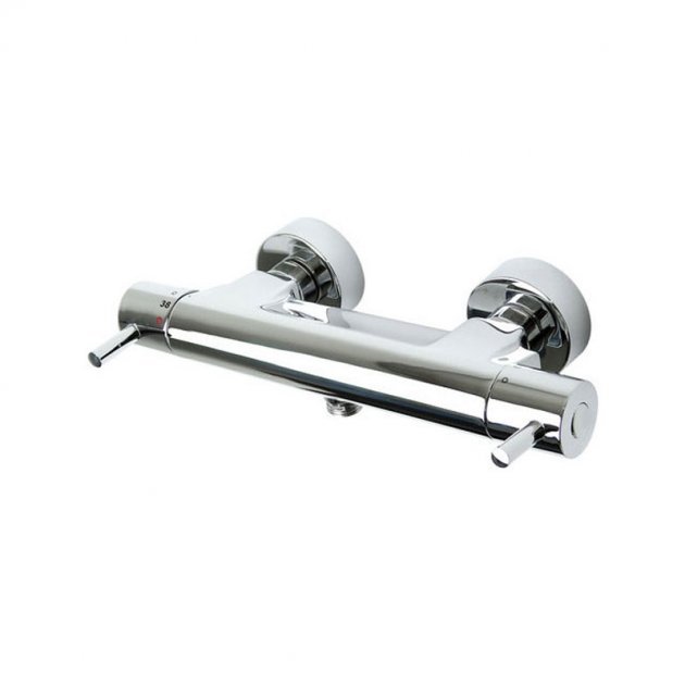 Inta Telo Modern Safe Touch Thermostatic Bar Shower - Chrome - ST10010CP