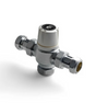 Inta Intamix 28mm Thermostatic Mixing Valve with Valves and Isolation - Chrome