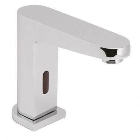 Vado I-Tech Life Infra-Red chrome mono basin mixer tap deck mounted with sensor and AA battery operation