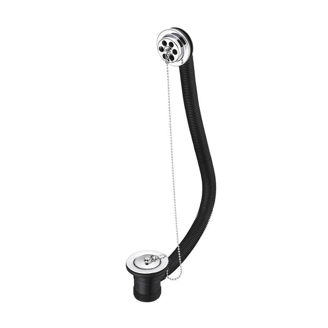 Armitage Shanks 1 1/2in Bath Chain Waste & Overflow - Chrome - S8830AA
