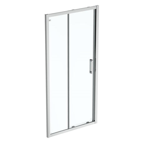 Ideal Standard Connect 2 Slider Door with Idealclean Clear Glass 1000mm - Bright Silver - K9394EO